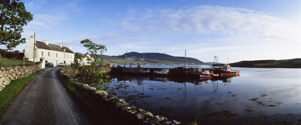 Co Mayo Achill Sound Poster Print - 33 x 13