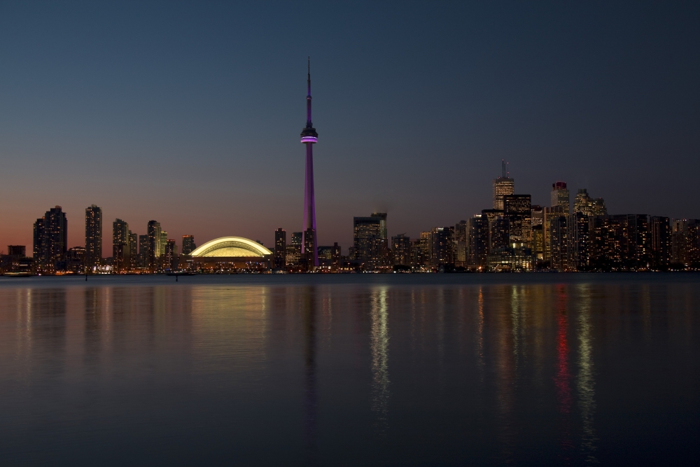Toronto Skyline On September 2008 - Toronto Ontario Canada Poster Print