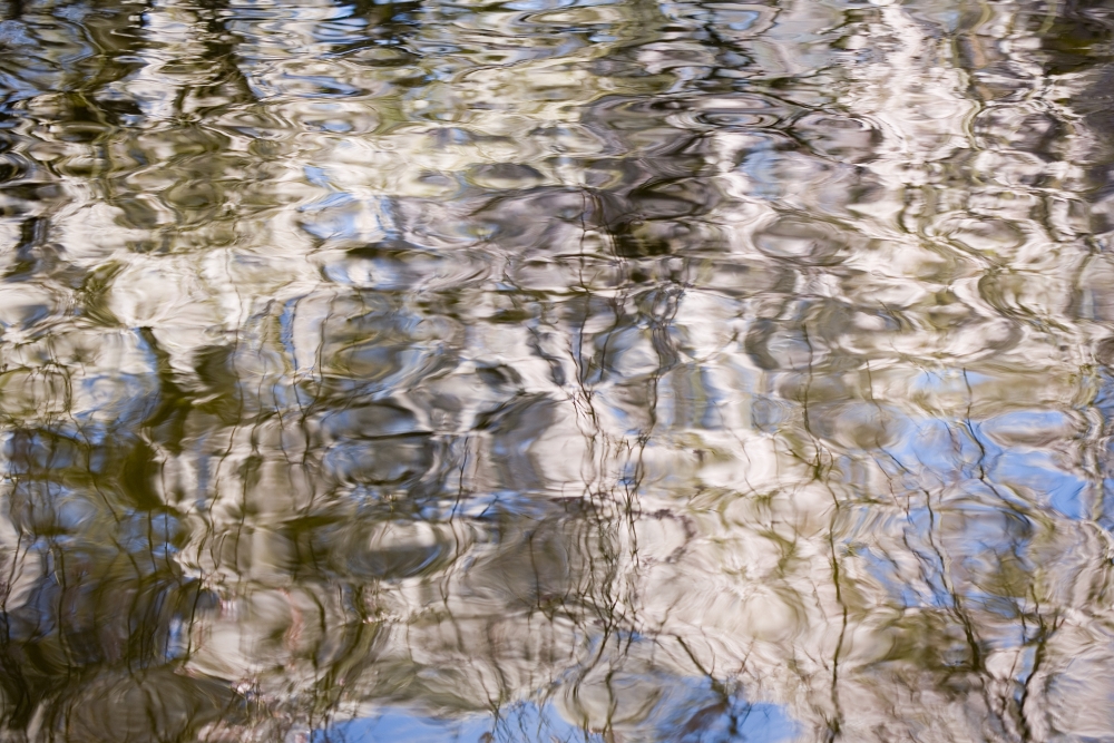 Reflection in Rippled Water Poster Print, 18 x 12