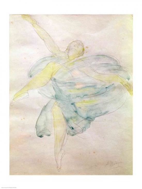 Dancer with Veils Poster Print by Auguste Rodin - 18 x 24 in.