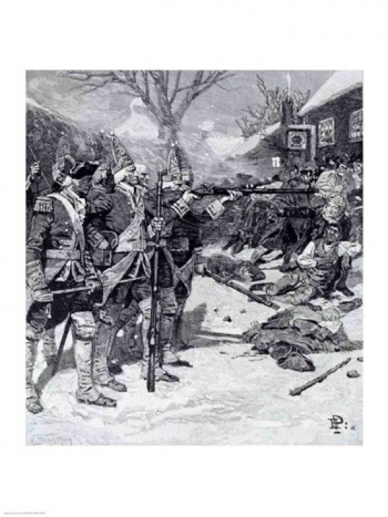 The Boston Massacre Poster Print by Howard Pyle - 24 x 36 in. - Large