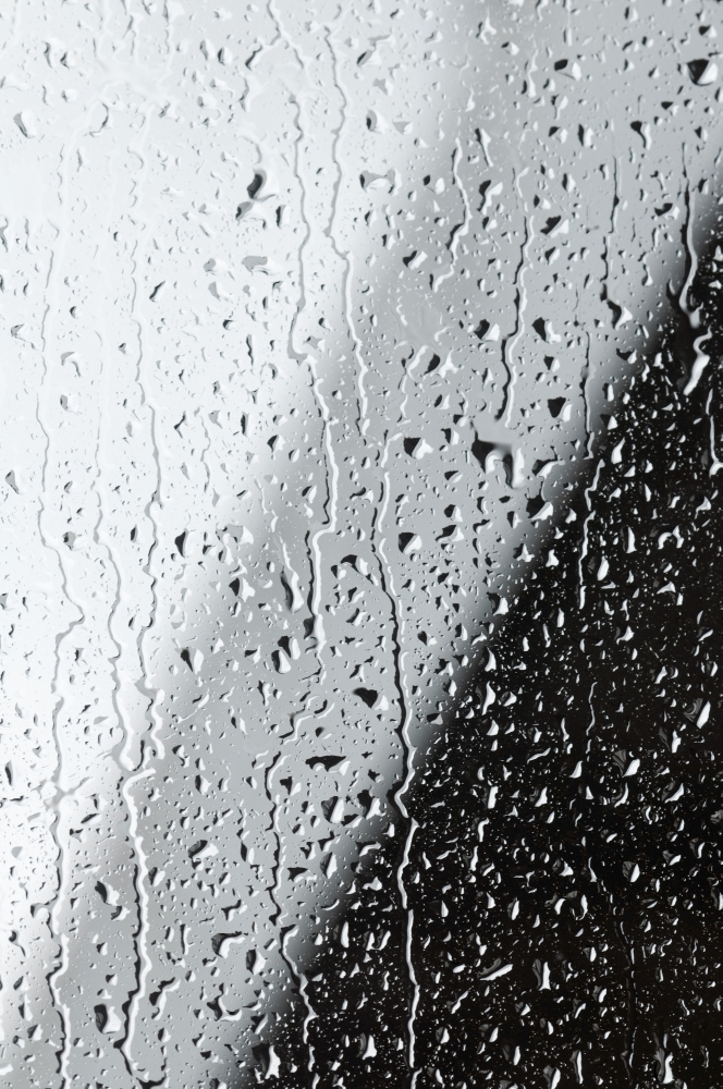 Water Drops On A Window Poster Print, 11 x 17