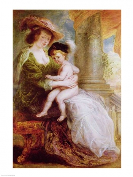 Helene Fourment Poster Print by Peter Paul Rubens - 24 x 36 in. - Large