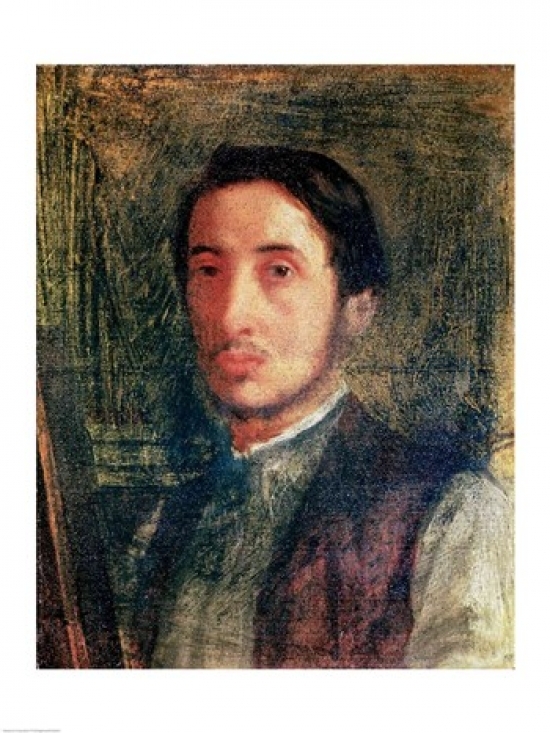 Picture of Posterazzi BALXIR58264LARGE Self Portrait As A Young Man Poster Print by Edgar Degas - 24 x 36 in. - Large