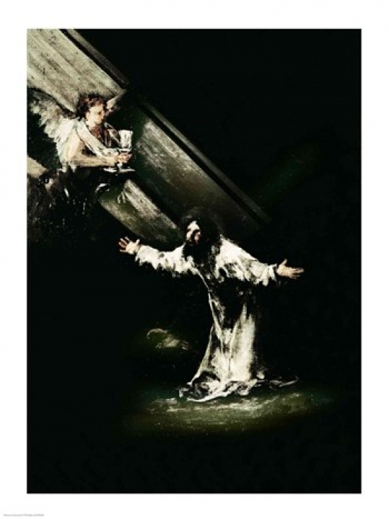 Picture of Posterazzi BALXIR59930 Christ on The Mount of Olives 1819 Poster Print by Francisco De Goya - 18 x 24 in.
