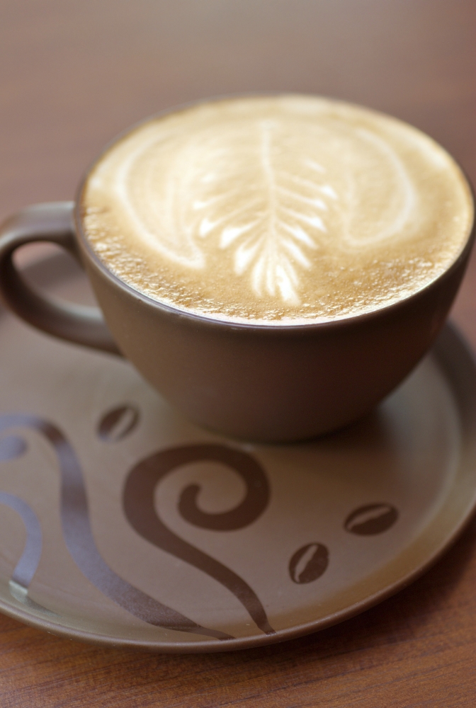 Beverage - Design in Cappuccino Foam Poster Print, 12 x 19