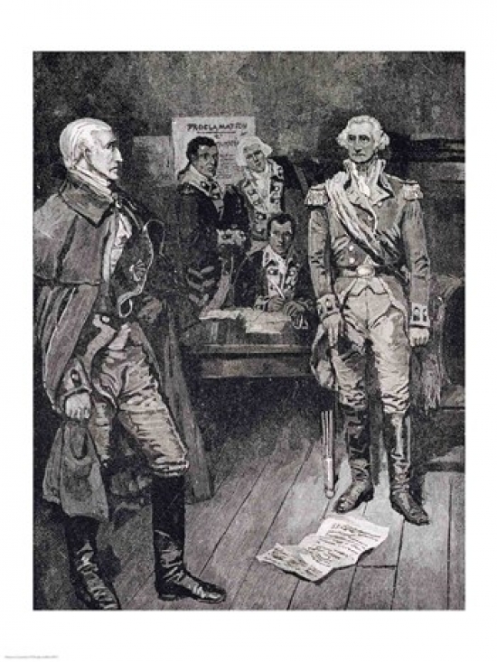 Washington Refusing A Dictatorship Poster Print by Howard Pyle 18 x 24 in.