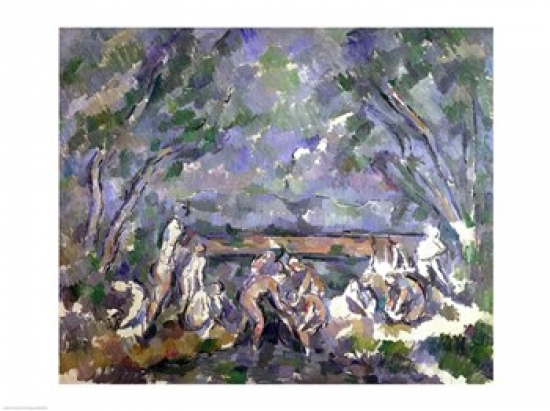 The Bathers 1902-06 Poster Print by Paul Cezanne - 24 x 18 in.
