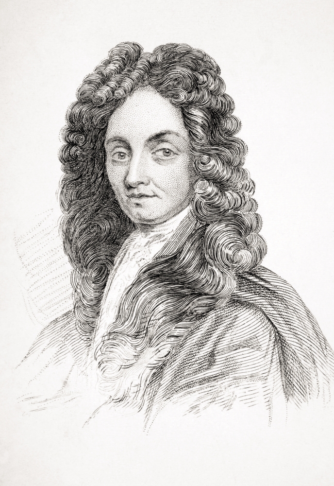 Sir Christopher Wren 1632-1723 English Architect Scientist & Mathematician From Old Englands Worthies by Lord Brougham Poster Print, Large - 24 x 34