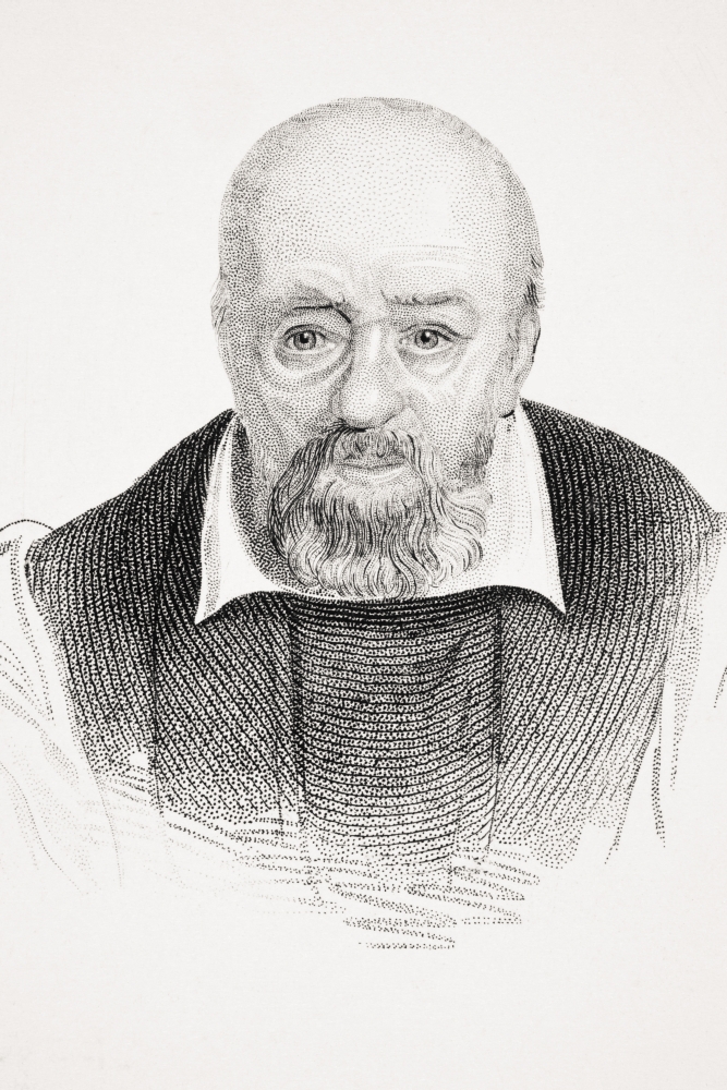 George Buchanan 1506-1582 Scottish Humanist Historian & Scholar From Old Englands Worthies by Lord Brougham & Other Poster Print, Large - 22 x 34
