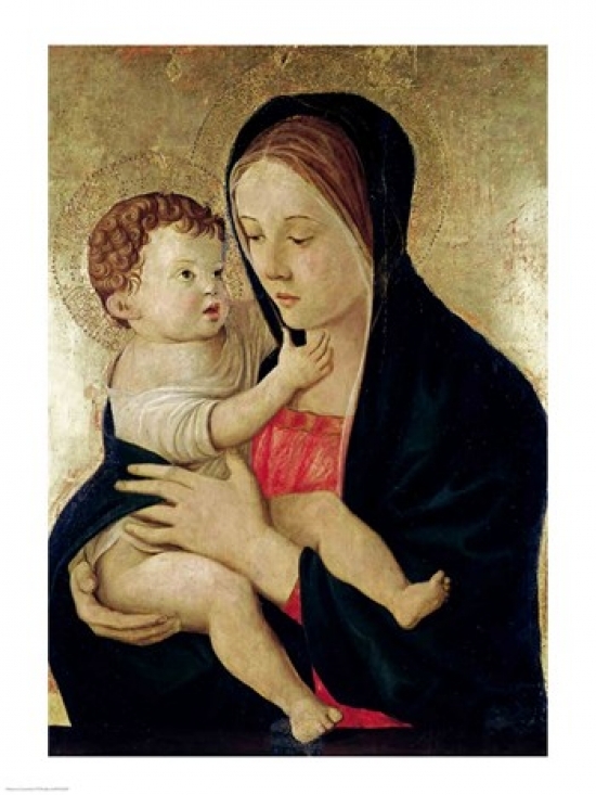 Picture of Posterazzi BALXIR162605LARGE Madonna & Child Poster Print by Giovanni Bellini - 24 x 36 in. - Large