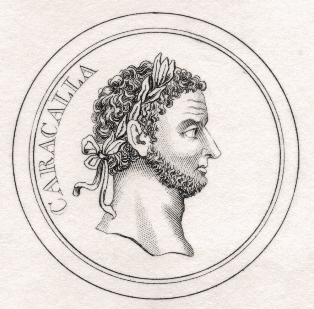 Caracalla 186 217Ad Born Lucius Septimius Bassianus & Later Called Marcus Aurelius Septimius Bassianus Antoninus Aug Poster Print, Large - 24 x 24