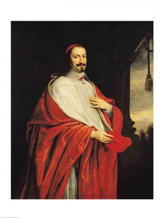 Picture of Posterazzi BALXIR172862LARGE Portrait of Jules Mazarin Poster Print by Philippe De Champaigne - 24 x 36 in. - Large