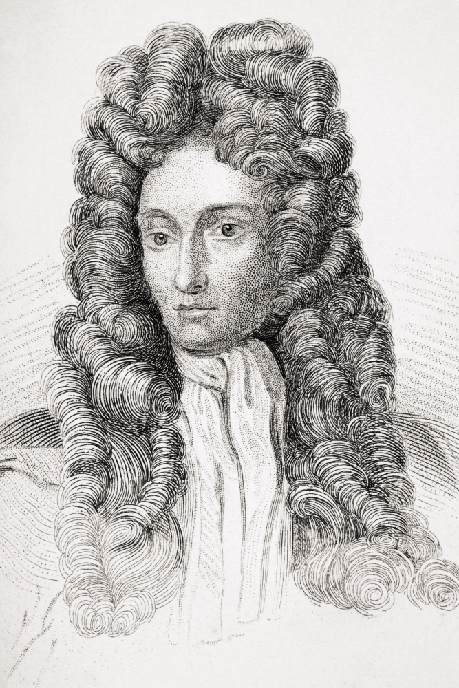 Picture of   Robert Boyle 1627-1691 Anglo-Irish Chemist Natural Philosopher Physicist & Inventor From Old Englands Worthies by Lord Brougham & Others Published London Circa 1880s Poster Print&#44; 11 x 17