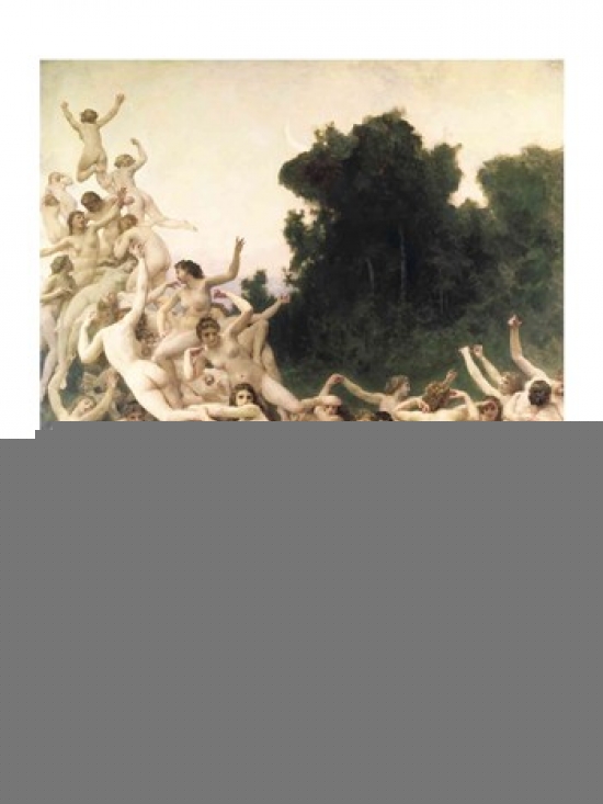 The Oreads 1902 Poster Print by William A. Bouguereau - 18 x 24 in.