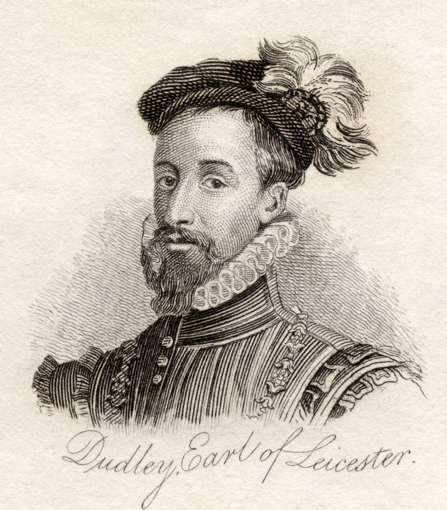 Robert Dudley Earl of Leicester Baron Denbigh Also Called Sir Robert Dudley 1532 & 33 1588 English Political & Militar Poster Print, Large - 26 x 30