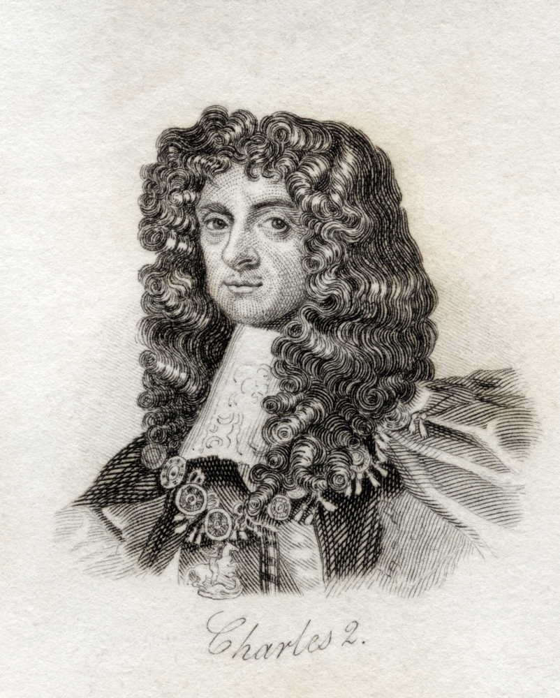 Charles II Aka The Merry Monarch 1630-1685 King of Great Britain & Ireland From The Book Crabbs Historical Dictionary Poster Print, Large - 26 x 32