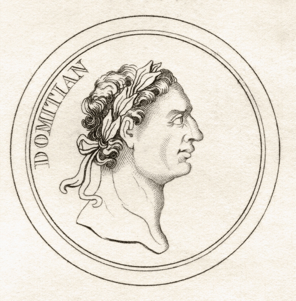 Picture of Posterazzi DPI1855578 Domitian Titus Flavius Domitianus 51Ad - 96Ad Roman Emperor Last of The Flavian Dynasty From The Book Crabbs Historical Dictionary Published 1825 Poster Print&#44; 14 x 14