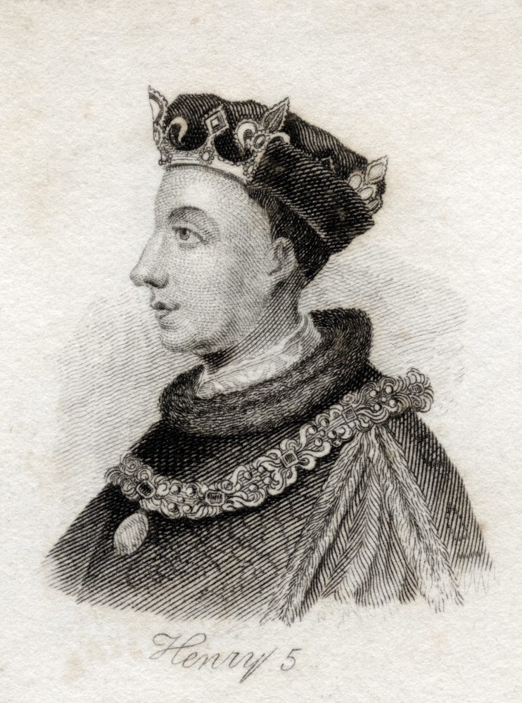 Henry V King of England 1387 - 1422 From The Book Crabbs Historical Dictionary Published 1825 Poster Print, 12 x 17