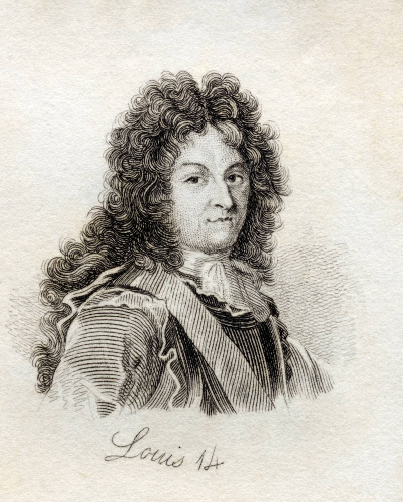 Louis XIV Louis Dieudonn 1638-1715 King of France & Navarre From The Book Crabbs Historical Dictionary Published 1825 Poster Print, 13 x 16