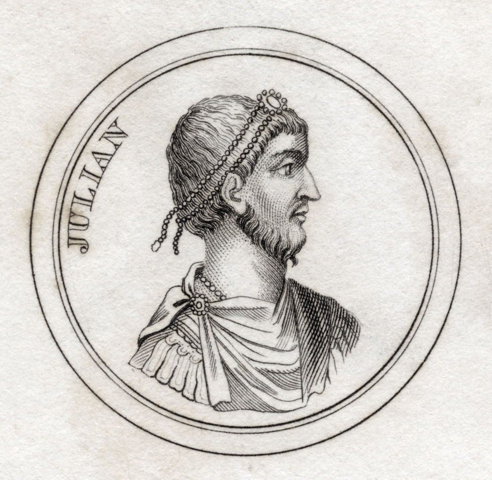 Picture of Posterazzi DPI1855635 Julian The Apostate Flavius Claudius Julianus A.D. 331-363 Roman Emperor From The Book Crabbs Historical Dictionary Published 1825 Poster Print&#44; 14 x 14