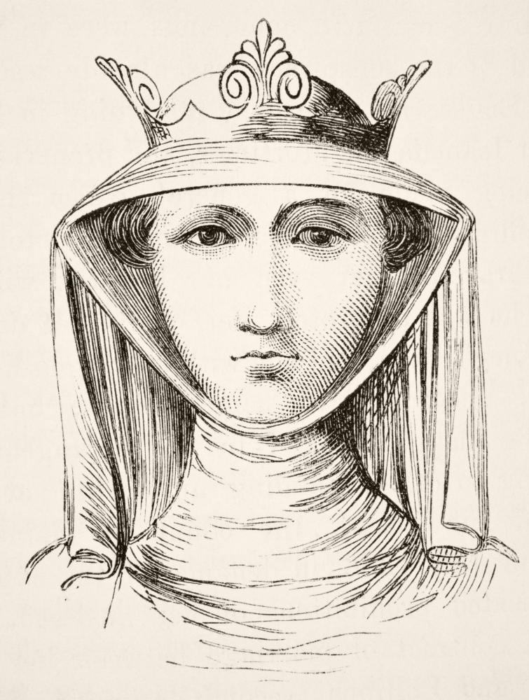 Isabella of France Circa 1295 To 1358 Known As The She-Wolf of France Queen Consort of Edward II of England & Mother Poster Print - Large - 24 x 32