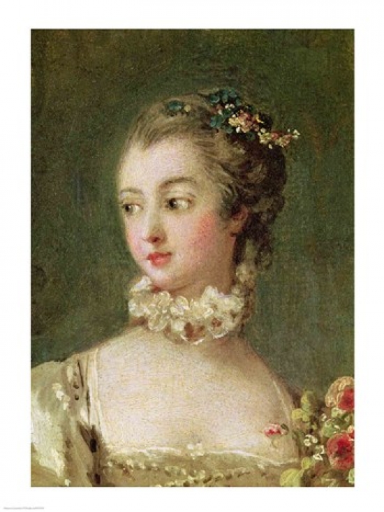 Picture of Posterazzi BALXIR176761 Madame De Pompadour Poster Print by Francois Boucher - 18 x 24 in.
