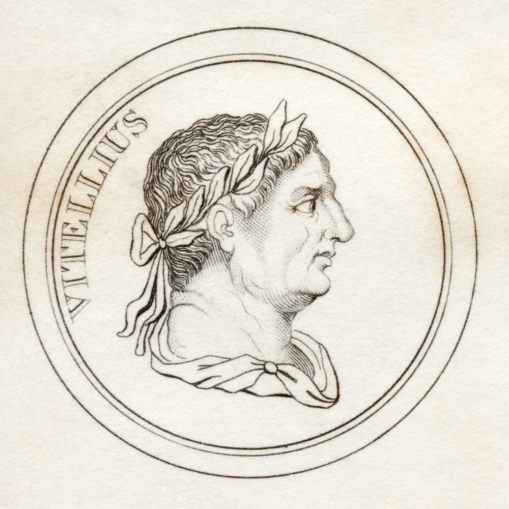 Picture of Posterazzi DPI1855686 Vitellius Ad15 - 69 Aulus Vitellius Germanicus Augustus Roman Emperor From The Book Crabbs Historical Dictionary Published 1825 Poster Print&#44; 14 x 14