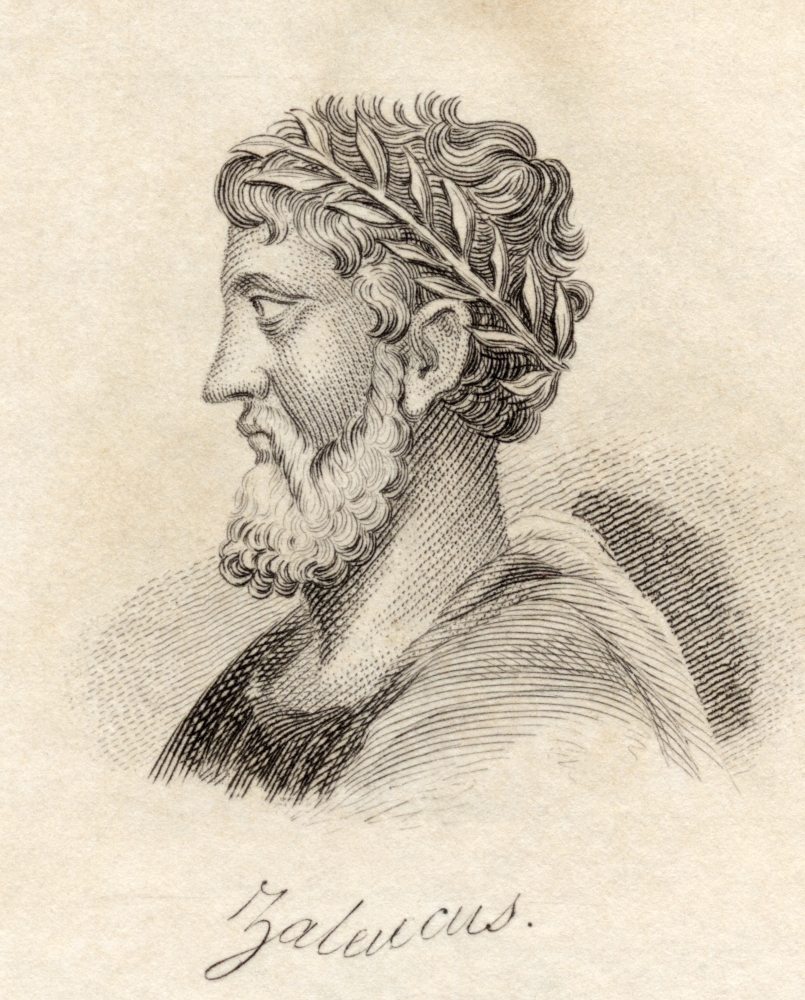Zaleucus 7th Century Bc Greek Lawgiver of Epizephyrian Locri In Italy Deviser of The First Written Greek Law Code Named Poster Print, 13 x 16