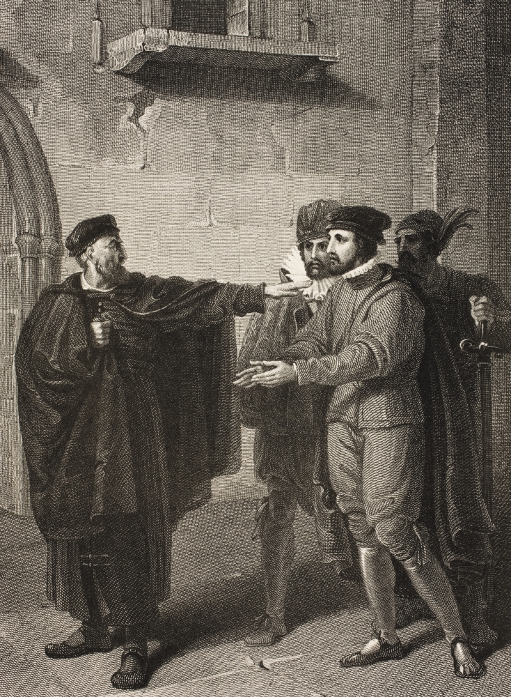 The Merchant of Venice Act III Scene III Venice A Street Shylock Salarino Poster Print  24 x 34