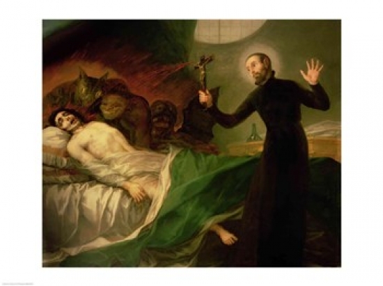 St. Francis Borgia Poster Print by Francisco De Goya - 36 x 24 in. - Large