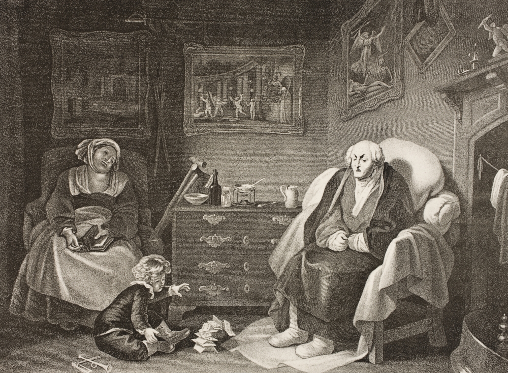 As You Like It. Act II Scene VII The Seven Ages of Man. Seventh Age Poster Print - 17 x 12