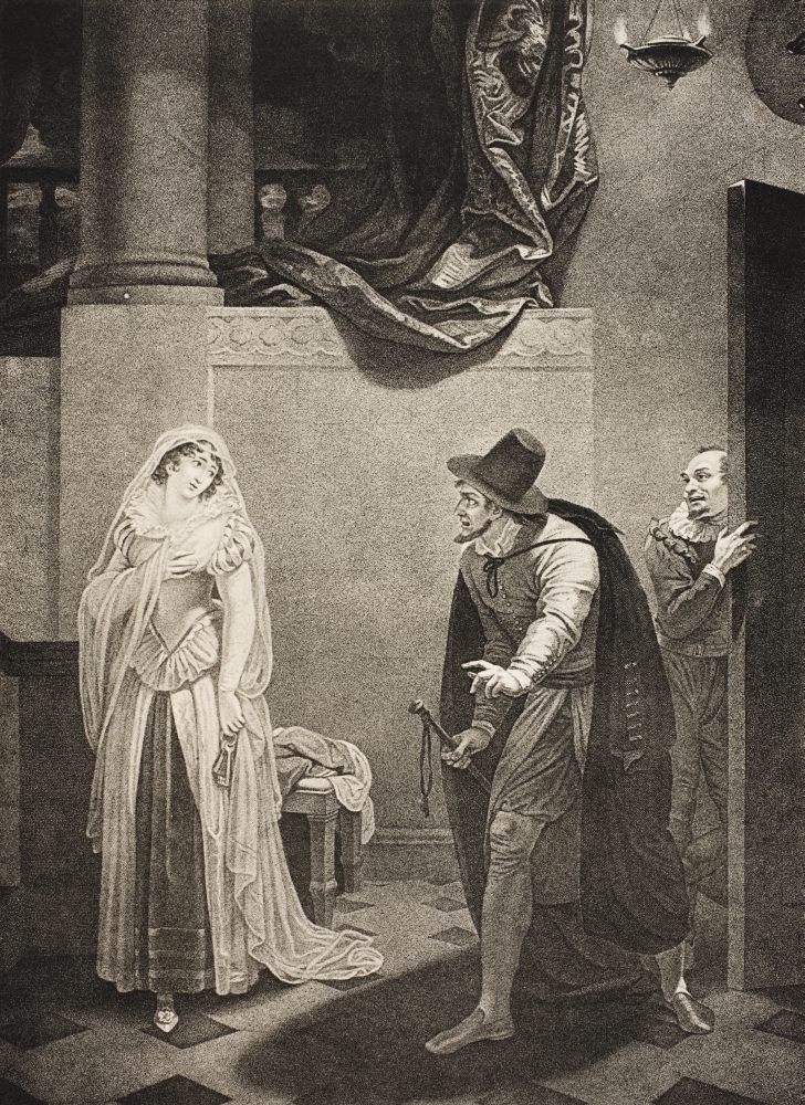 The Merchant of Venice Act II Scene V Before ShylockS House Shylock Jessica Poster Print  24 x 34