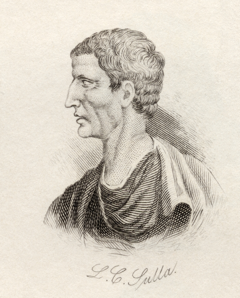 DPI1855899LARGE Lucius Cornelius Sulla Felix C. 138 Bc 78 Bc Roman General & Conservative Poster Print, Large - 26 x 32