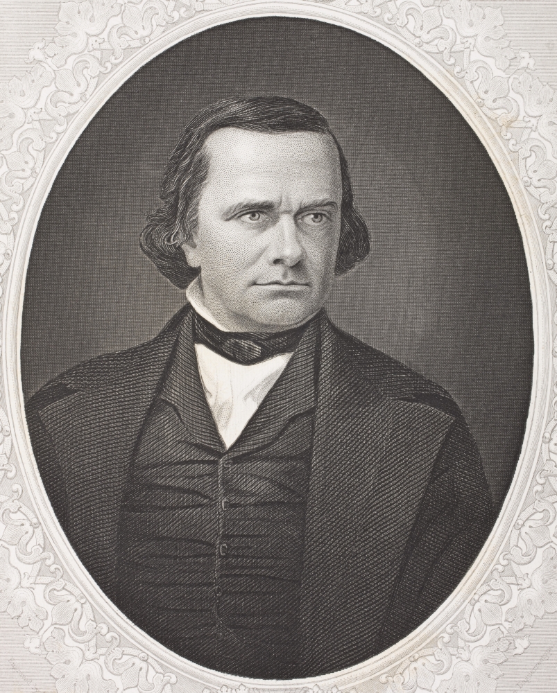 Stephen Arnold Douglas 1813-1861 American Politician & Leader of Democratic Party From The Book Gallery of Historica Poster Print - Large - 26 x 32