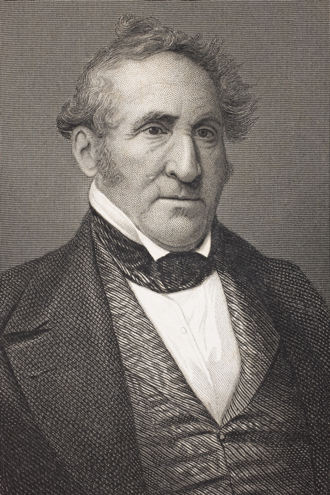 Thomas Hart Benton 1782 - 1858 American Politician From The Book Gallery of Historical Portraits Published C1880 Poster Print