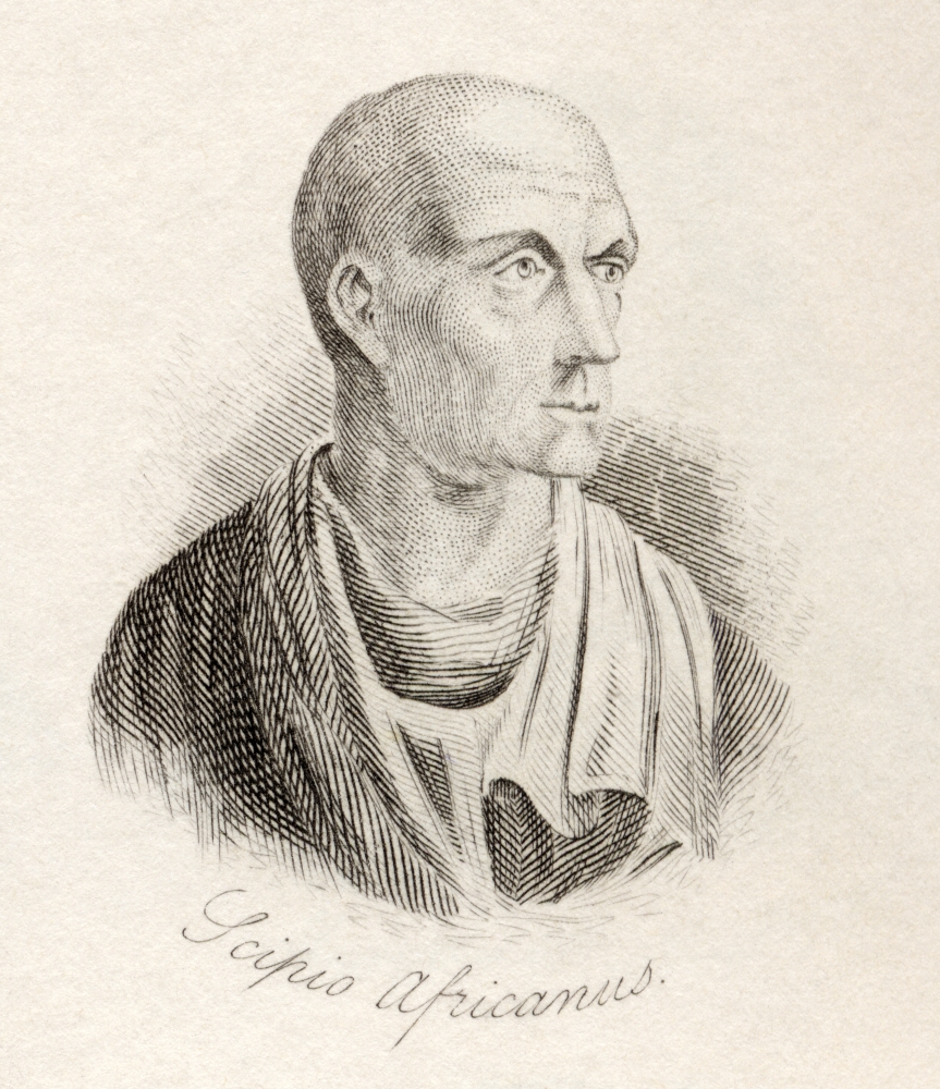 Publius Cornelius Scipio Africanus Major 236183 Bc General In The Second Punic War & Statesman of The Roman Republic Poster Print - Large - 26 x 30