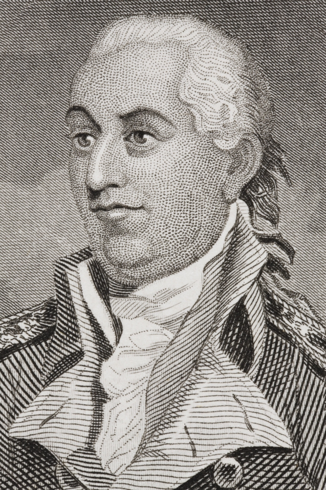John Barry 1745 - 1803 Irish Born American Officer In The Continental Navy From The Book Gallery of Historical Portrai Poster Print - Large - 24 x 36