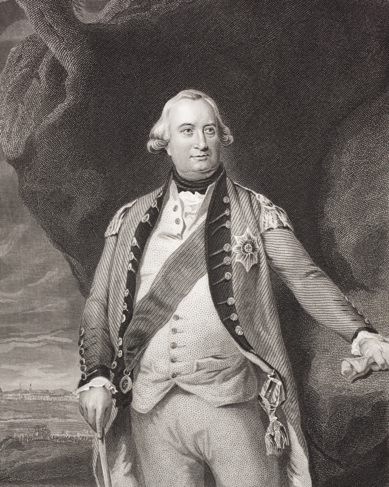 DPI1856035LARGE Charles Cornwallis 1738 - 1805 1St Marquis & 2Nd Earl Cornwallis. British Poster Print, Large - 26 x 32