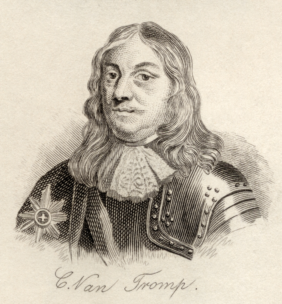 DPI1856189LARGE Sir Cornelus Martinus Tromp 1St Baronet 1629 - 1691 Commander-In-Chief Poster Print, Large - 28 x 30