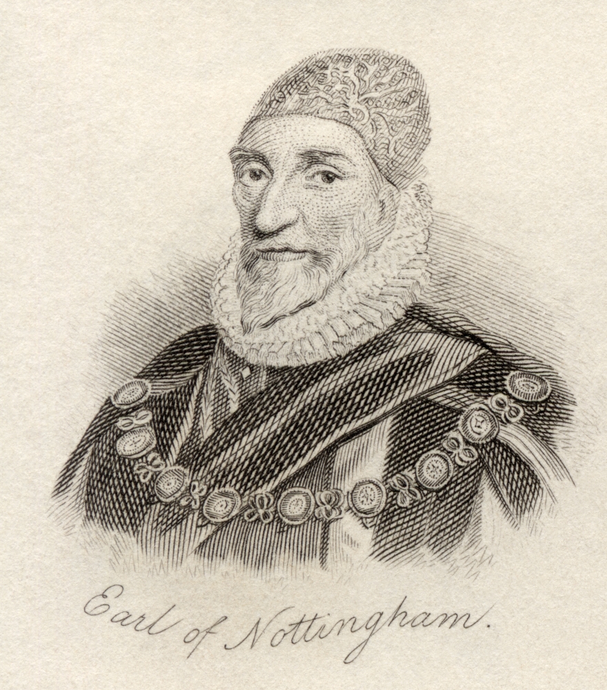 Charles Howard 1St Earl of Nottingham Aka 2Nd Baron Howard of Effingham 1536 - 1624 English Lord High Admiral From The Poster Print - Large - 26 x 30