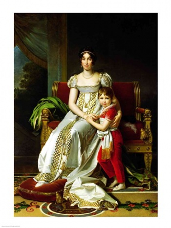 Picture of Posterazzi BALXIR211943 Hortense De Beauharnais Poster Print by Francois Gerard - 18 x 24 in.