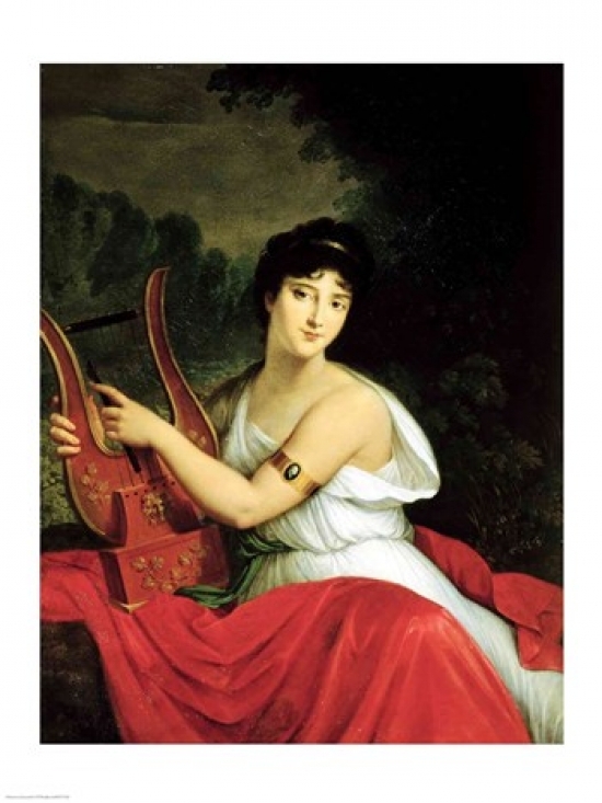 Picture of Posterazzi BALXIR177520LARGE Portrait of Madame De La Pleigne Poster Print by Francois Gerard - 24 x 36 in. - Large