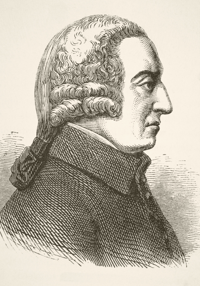 DPI1856336LARGE Adam Smith 1723 - 1790 Scottish Social Philosopher & Economist Poster Print, Large - 24 x 34
