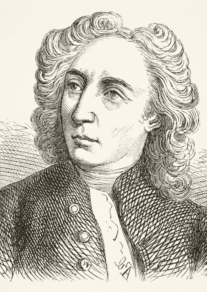 Alexander Pope 1688 To 1744 English Poet & Satirist From The National & Domestic History of England by William Aubrey Poster Print, Large - 24 x 34