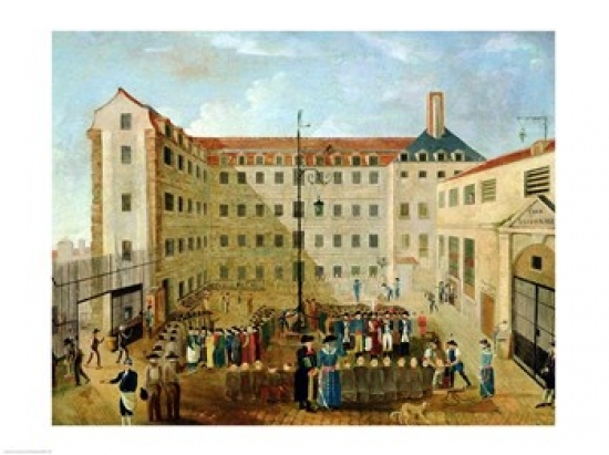 Picture of Posterazzi BALXIR71729LARGE Shackling The Prisoners at Bicetre 1791 Poster Print by Louis-Leopold Boilly - 36 x 24 in. - Large