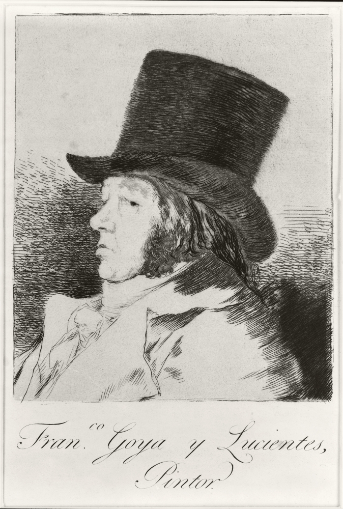 Francisco Jos De Goya Y Lucientes 1746 To 1828 Spanish Painter & Printmaker. Self Portrait Poster Print