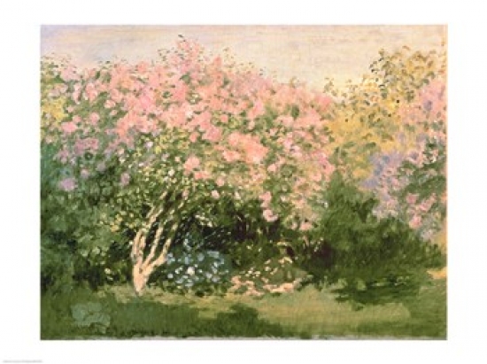 Picture of Posterazzi BALXIR182548 Lilac in The Sun 1873 Poster Print by Claude Monet - 24 x 18 in.