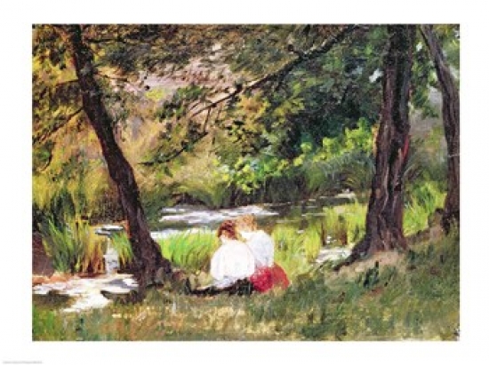 Picture of Posterazzi BALXIR185101 Two Seated Women Poster Print by Mary Cassatt - 24 x 18 in.