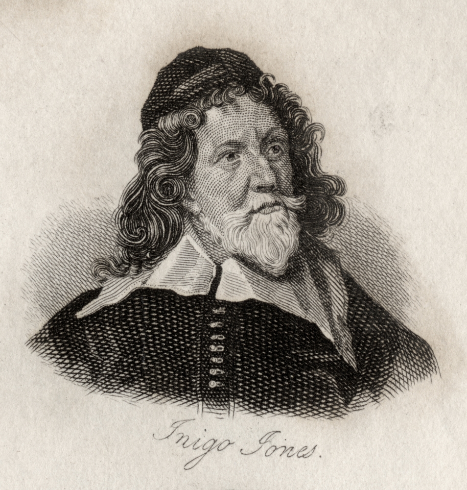 DPI1856801LARGE Inigo Jones 1573-1652 Painter Architect & Designer. Engraved by J.W.Cook Poster Print, Large - 24 x 24